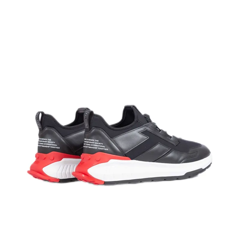 TOD'S No_Code X Wear-Resistant Low-Top Athletic Shoes Men's Black-4