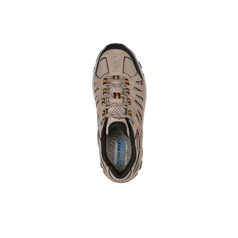 Skechers Edgemont Cushioning Anti-Slip And Wear-Resistant Low-Top Running Shoes Men's Khaki-3