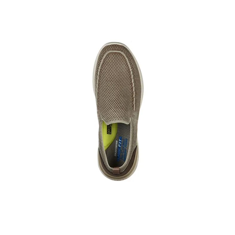 Skechers Lattimore  Warner Cushioning Anti Slip And Wear Resistant Low Top Casual Shoes Men's Khaki-2