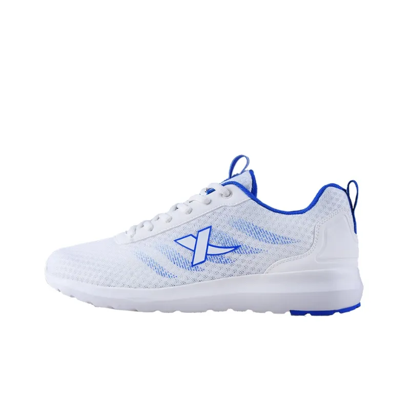 XTEP Durable Breathable Low-Top Running Shoes Men's White Blue-0