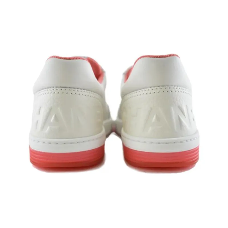 CHANEL 22P Collection Stylish Skateboarding Shoes Women's White Red-3