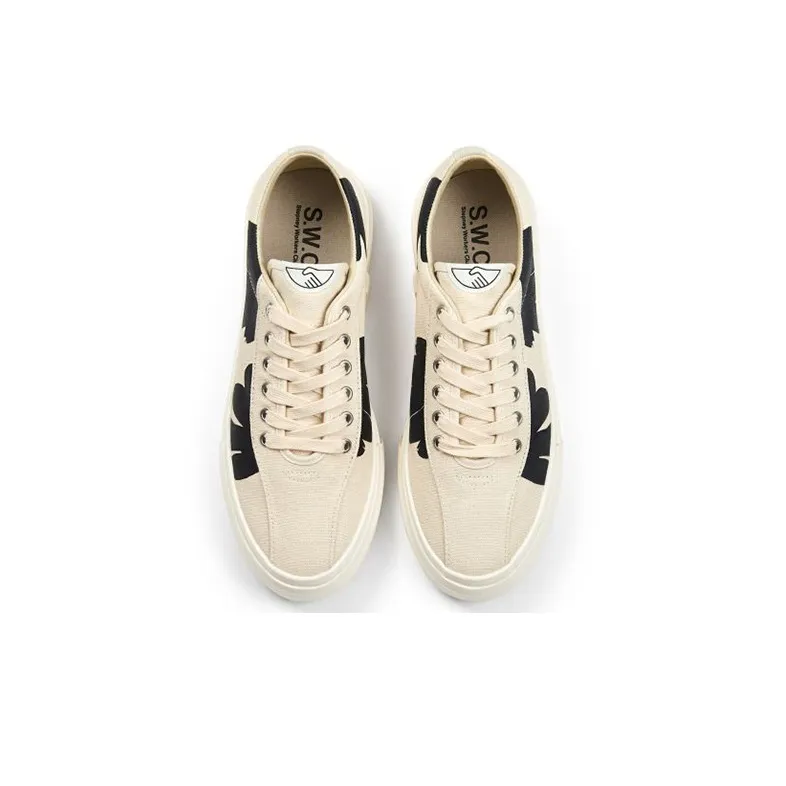 Stepney Workers Club DELOW S-STRIKE Skateboard Shoes Men's White Black-3