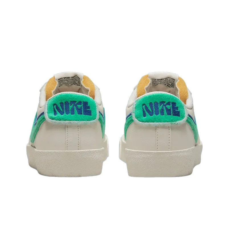 Nike Blazer Low 72 Double Swoosh Sail Green Blue-4