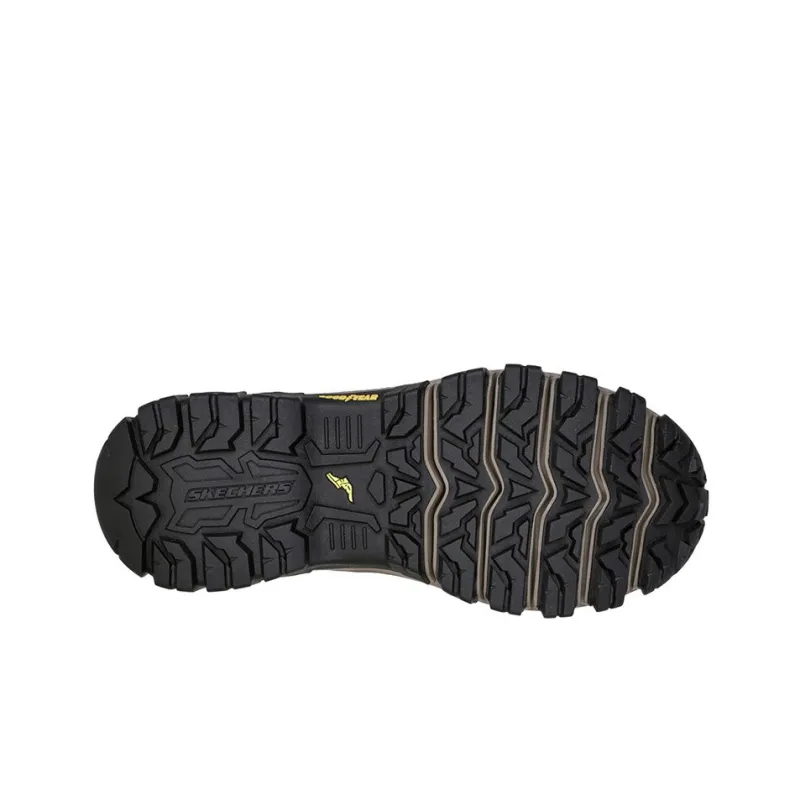 Skechers Respected Running Shoes Men Low-Top Black/Brown Color-4