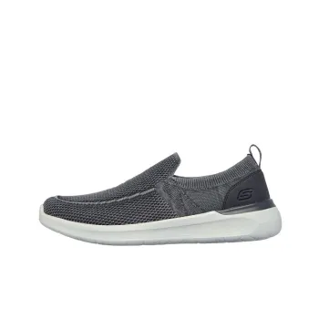 Skechers Lattimore Cushioning, Slip Resistant, And Abrasion Resistant Low Top Casual Shoes Men's Charcoal Black