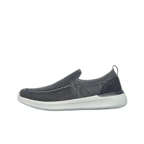 Skechers Lattimore Casual Shoes Men Low-Top Charcoal Black