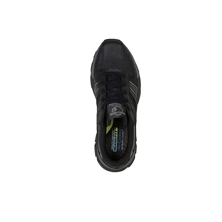 Skechers Respected Running Shoes Men Low-Top Black-2
