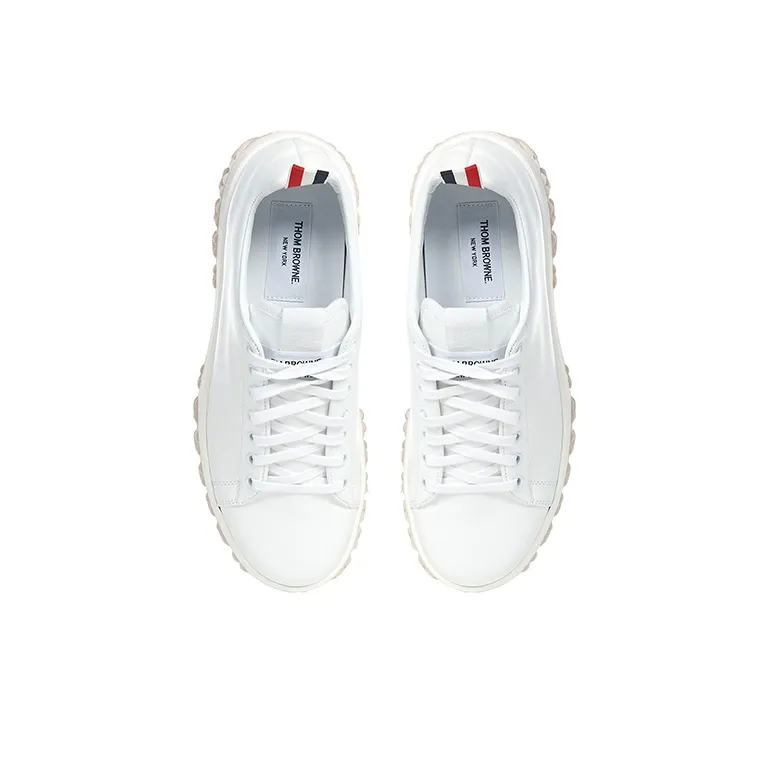 THOM BROWNE Skateboard Shoes Women's Low Top White-3
