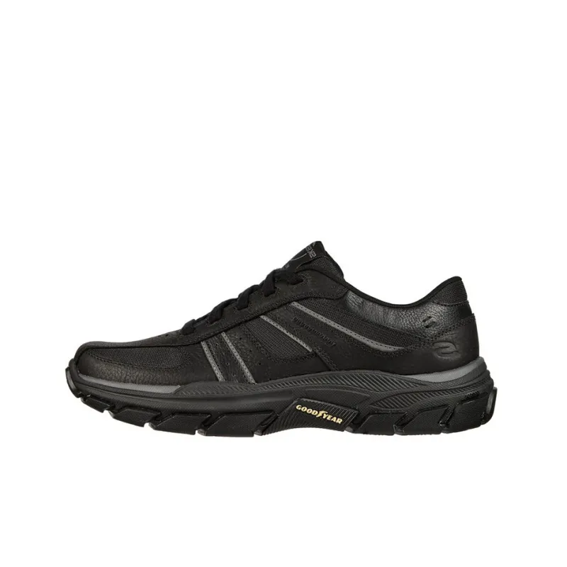 Skechers Respected Running Shoes Men Low-Top Black-0
