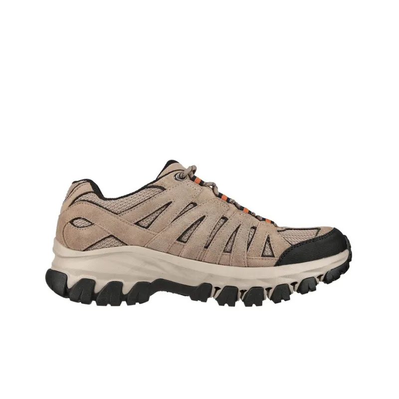 Skechers Edgemont Cushioning Anti-Slip And Wear-Resistant Low-Top Running Shoes Men's Khaki-1