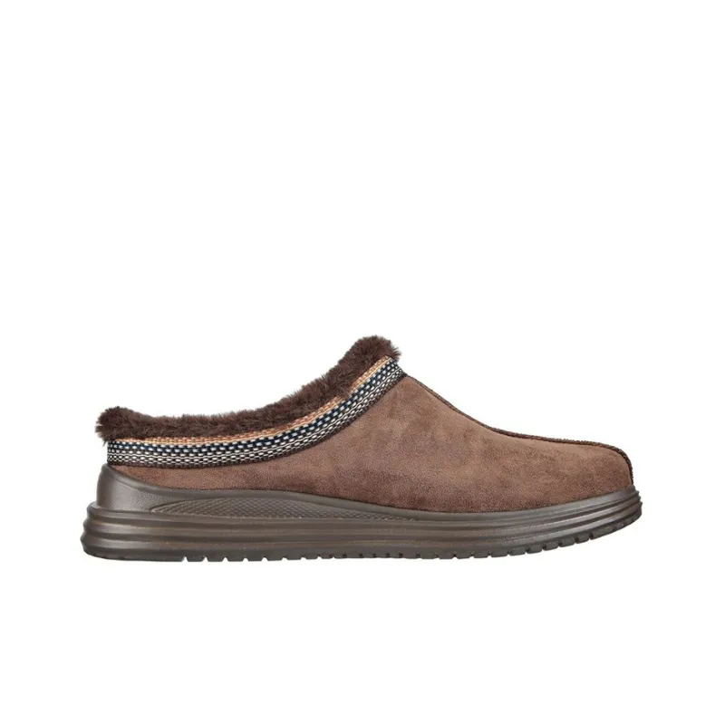 Skechers Proven Laggy Cushioning Anti-Slip And Wear-Resistant Low-Top Casual Shoes Men's Brown-1