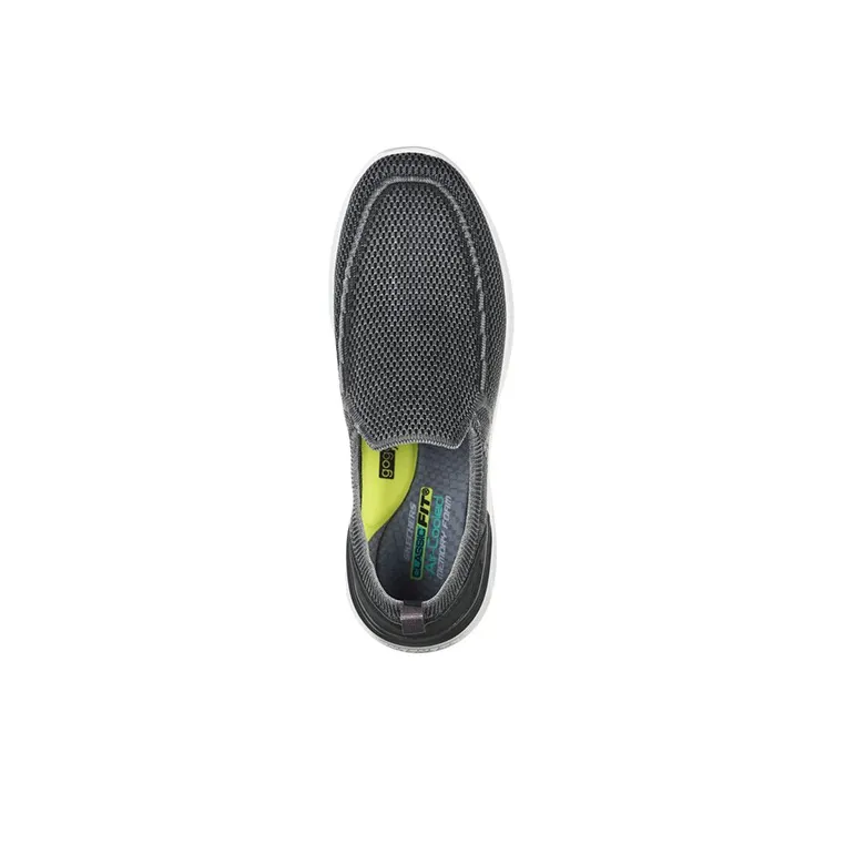 Skechers Lattimore Cushioning, Slip Resistant, And Abrasion Resistant Low Top Casual Shoes Men's Charcoal Black-3