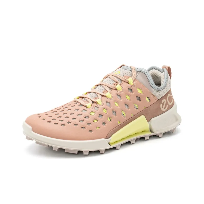 Ecco Walking 2.1 Collection Breathable Low Top Running Shoes Women's Tuscany Pink-1