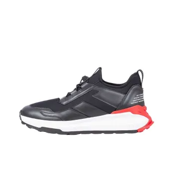 TOD'S No_Code X Wear-Resistant Low-Top Athletic Shoes Men's Black