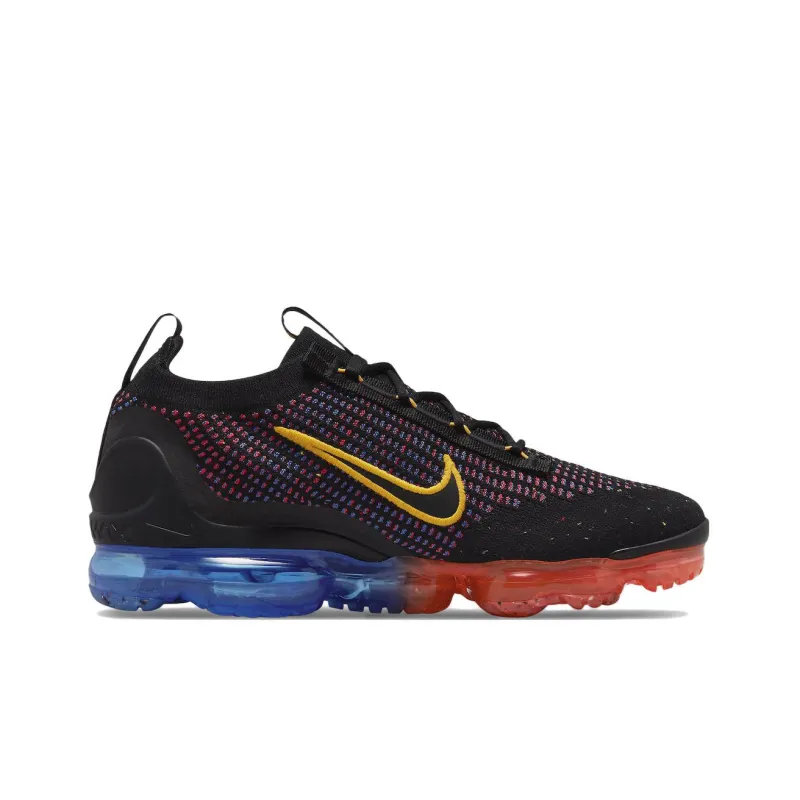 Nike Air VaporMax 2021 Fk Black Photo Blue Crimson Gold-1