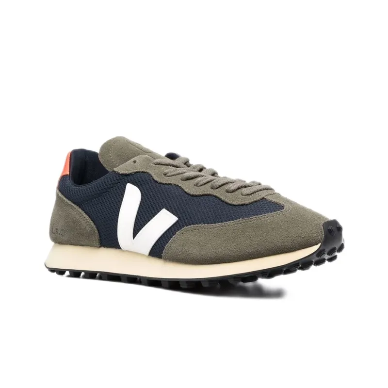 VEJA Rio Branco Lace Up Sneakers 'Olive Khaki'-2