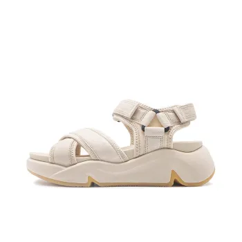 Ecco Tide Fun Beach Sandals Women's Lime Gray