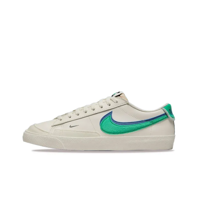 Nike Blazer Low 72 Double Swoosh Sail Green Blue-0