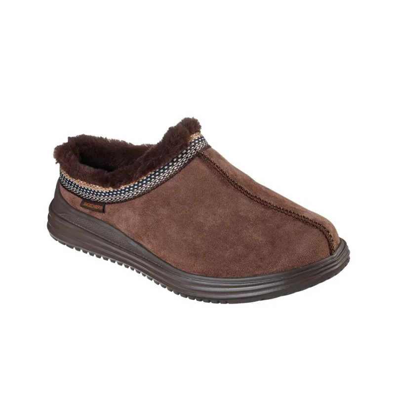 Skechers Proven Laggy Cushioning Anti-Slip And Wear-Resistant Low-Top Casual Shoes Men's Brown-2