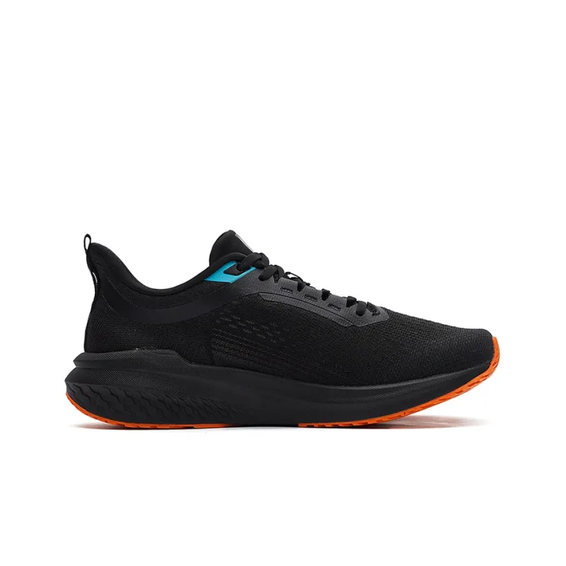 361° Slip-Resistant Breathable Low-Top Running Shoes Men's Black Green-1