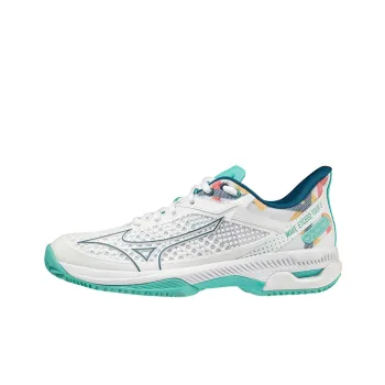 Mizuno Wave Exceed Tour 5 Tennis Shoes Women's Low-Top White/Blue