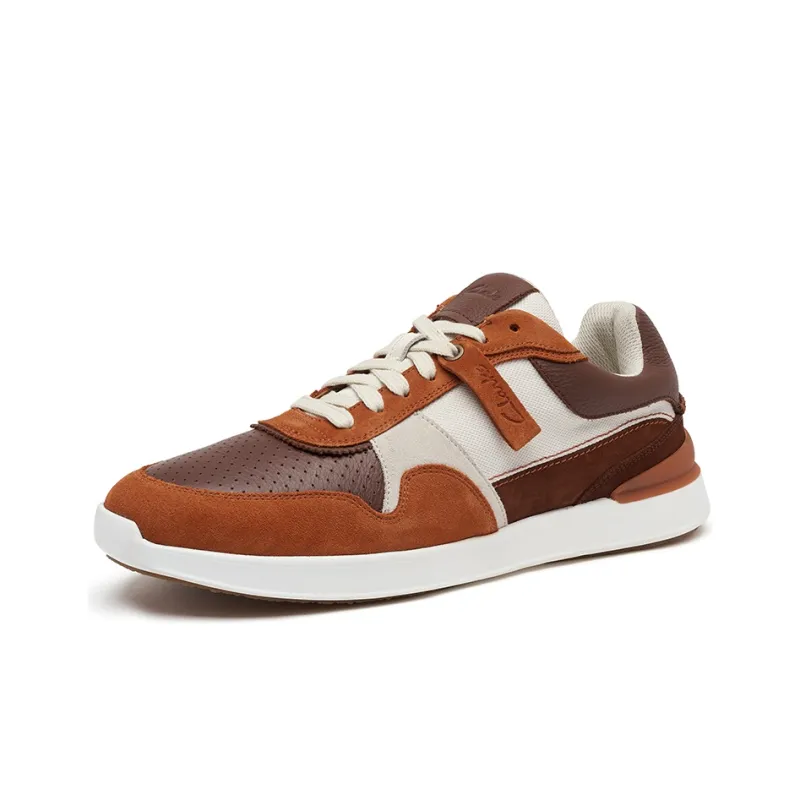 Clarks Low-Top Casual Shoes Men's Rusty Red-1