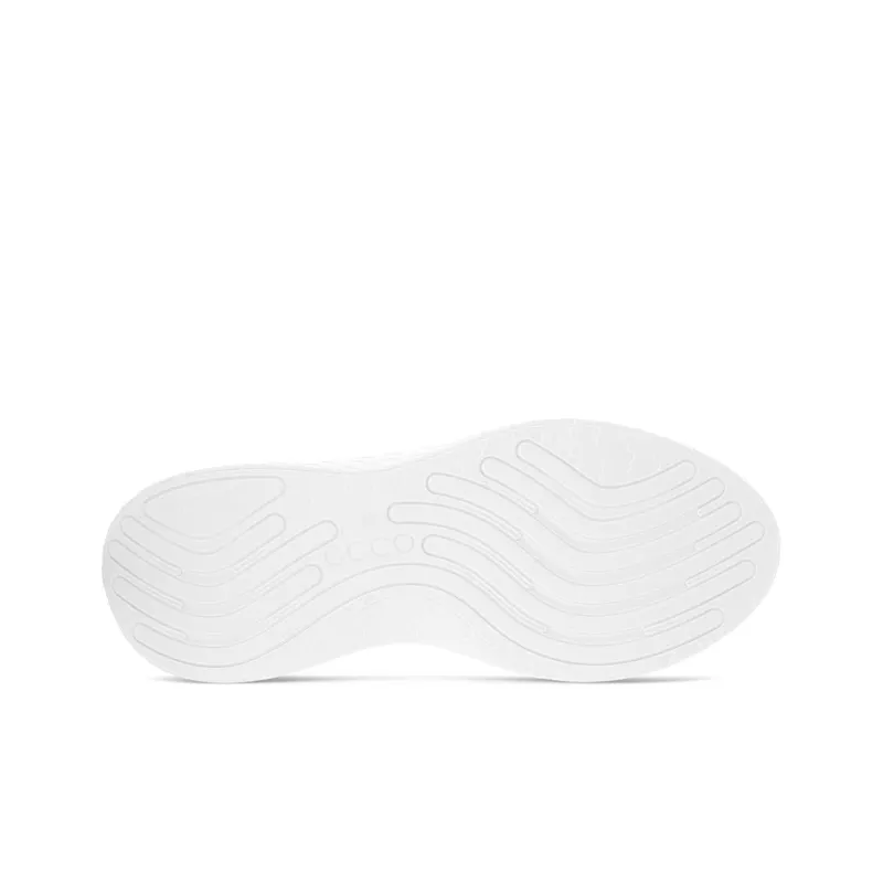 Ecco Therap Wear Resistant Low Top Running Shoes Women's White Grained Comfortable-7