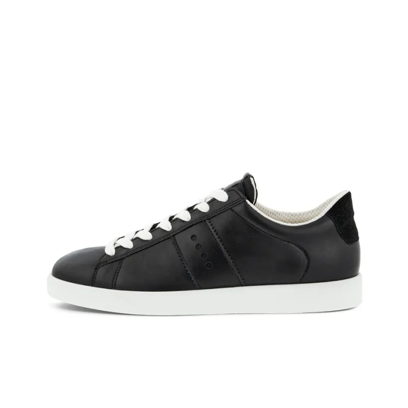 Ecco Street Light Series Stylish Skateboarding Shoes Women's Black-0