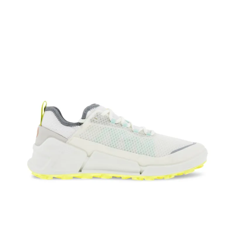 Ecco Abrasion Resistant Coverage Low Top Casual Shoes Women's White Yellow-1
