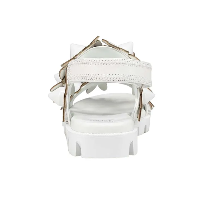 CL One Strap Sandals Women's White-3