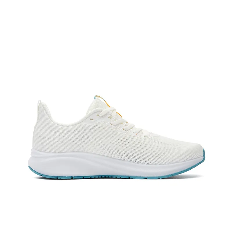 361° Breathable Wear-Resistant Slip-Resistant Low-Top Running Shoes Men's White Green-1