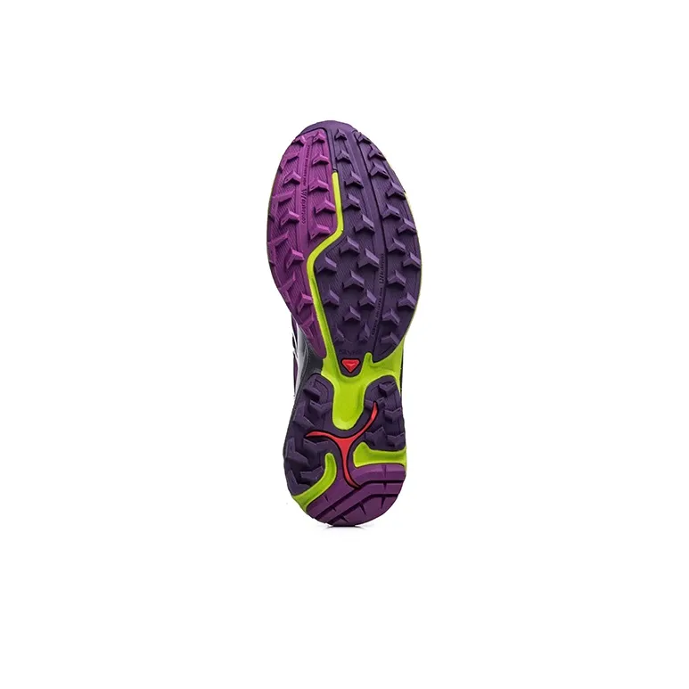 SALOMON XT-6 Outdoor Shoes Women's Low-Top Purple/Silver/Black/Green-4