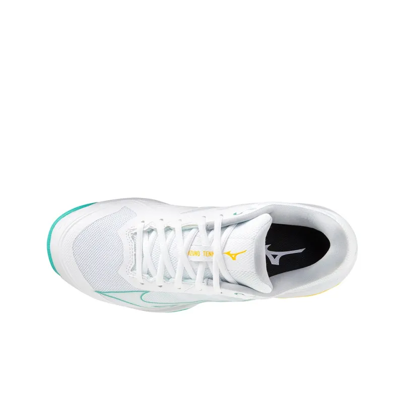 Mizuno Wave Lightning Tennis Shoes Women's Low Top White/Green-2