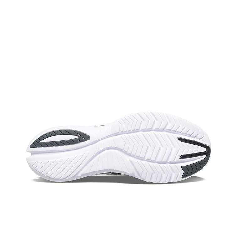 Saucony Cushioning Abrasion Resistant Breathable Low Top Training Running Shoes Men's Black Silver-4