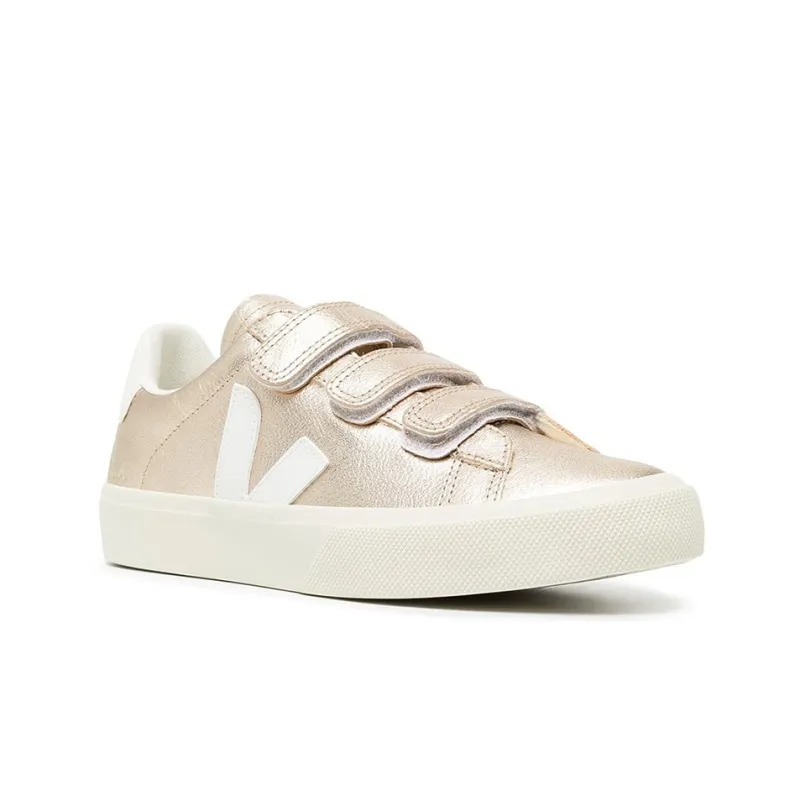 VEJA Recife Chromefree Leather 'Platine White' Women's-1
