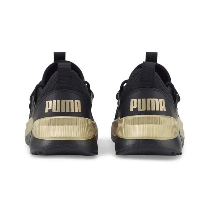 PUMA Pacer Future Allure Cushioned Anti-Slip And Wear-Resistant Lightweight Low-Top Casual Shoes Women's Black Gold-3