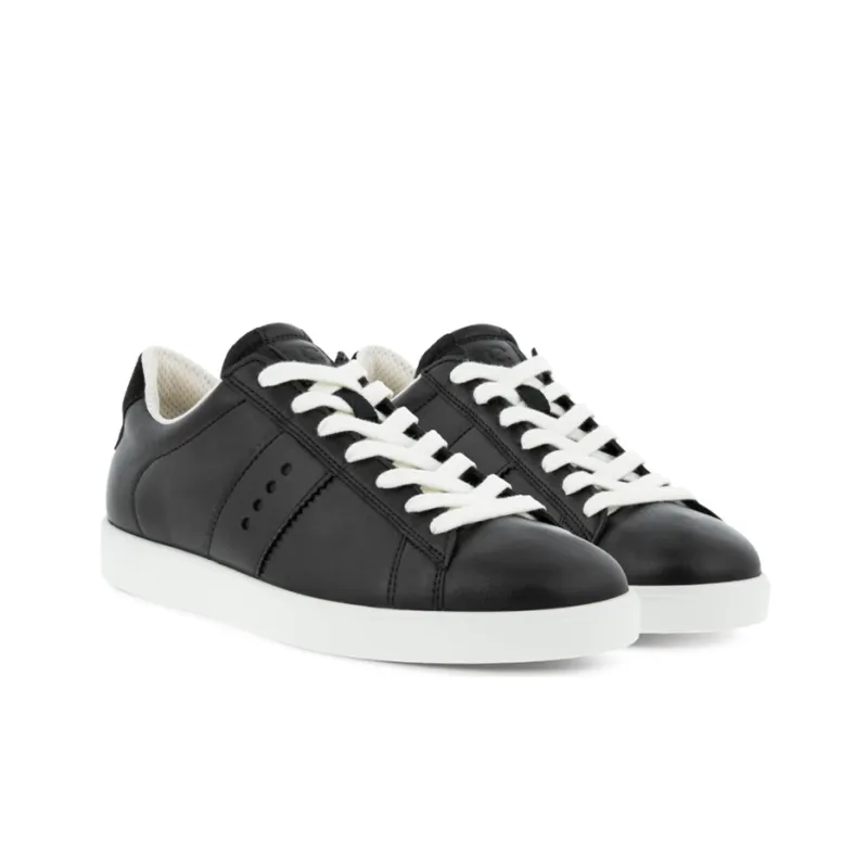 Ecco Street Light Series Stylish Skateboarding Shoes Women's Black-2