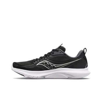 Saucony Cushioning Abrasion Resistant Breathable Low Top Training Running Shoes Men's Black Silver