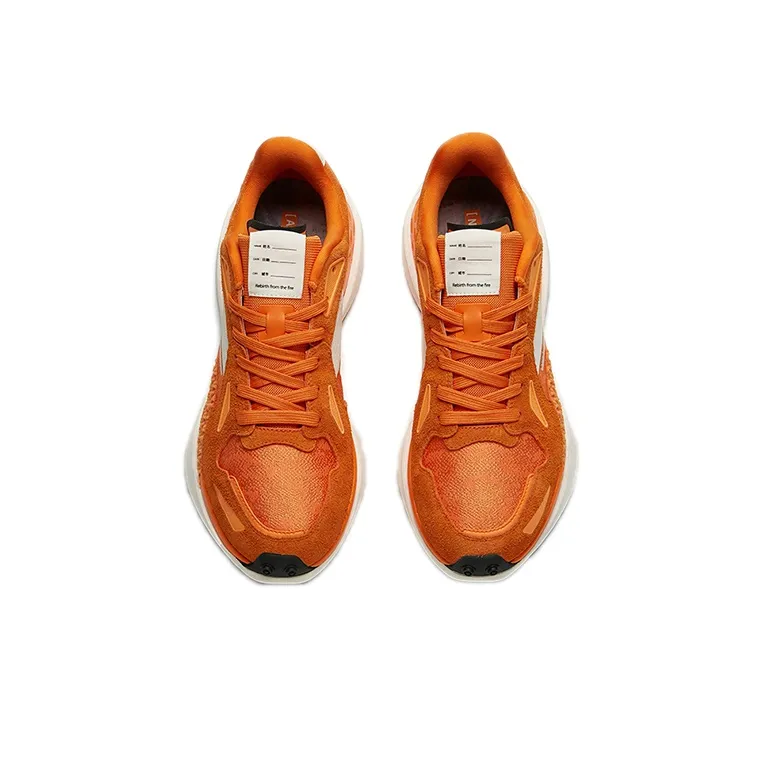 Anta Life Collection Lightweight Low Top Running Shoes Men's Orange-2