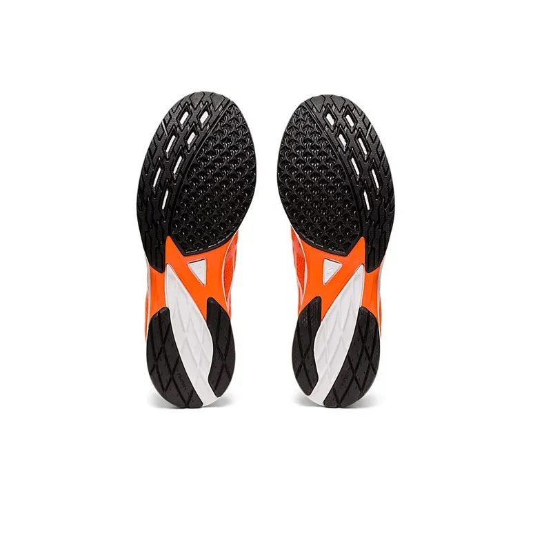 Asics Lyteracer 4 Cushioned Anti-Slip And Wear-Resistant Lightweight Low-Top Running Shoes Men's Orange White-5