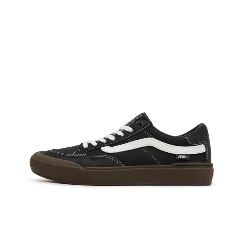 Vans Berle Low Tops Casual Skateboarding Shoes Unisex Black Brown-0