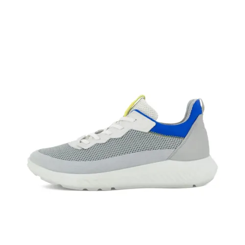 Ecco ATH 1FM Slip Resistant And Abrasion Resistant Coverage Low Top Sports Casual Shoes Men's White