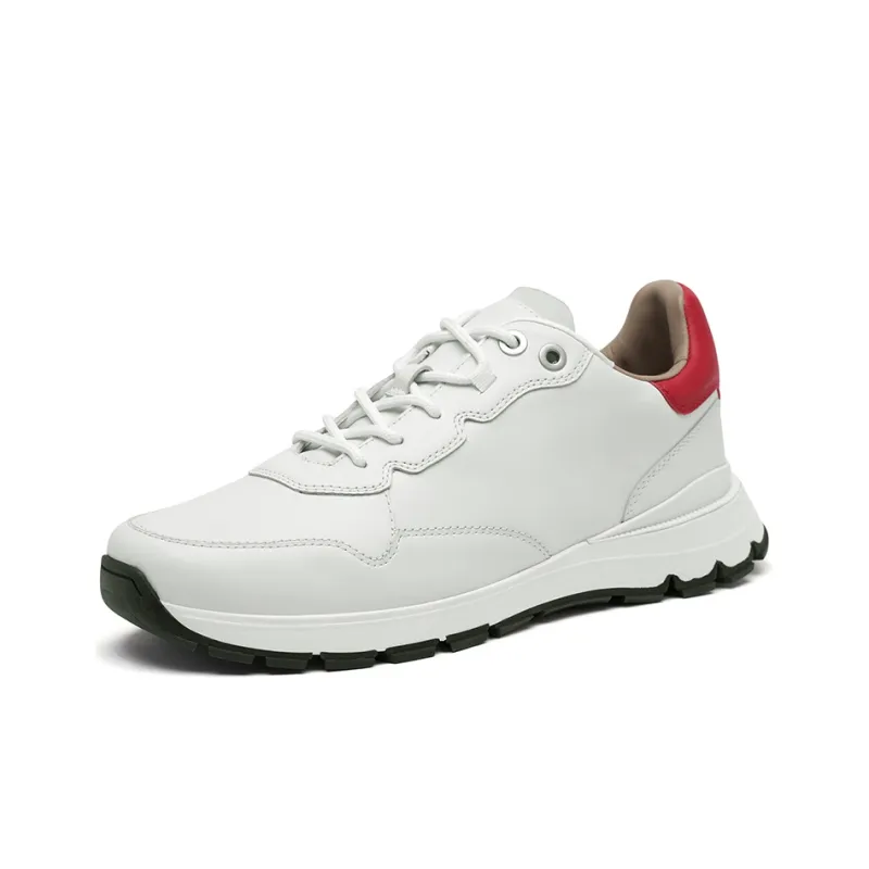 Clarks Low Top Casual Shoes Men's White-1