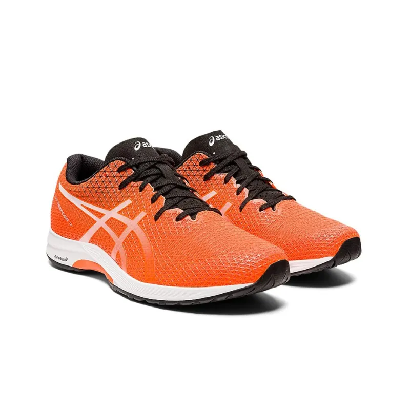 Asics Lyteracer 4 Cushioned Anti-Slip And Wear-Resistant Lightweight Low-Top Running Shoes Men's Orange White-2