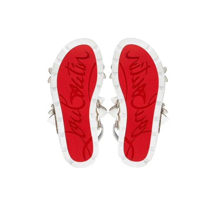 CL One Strap Sandals Women's White-4