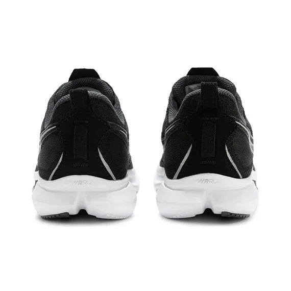 Saucony Cushioning Abrasion Resistant Breathable Low Top Training Running Shoes Men's Black Silver-3