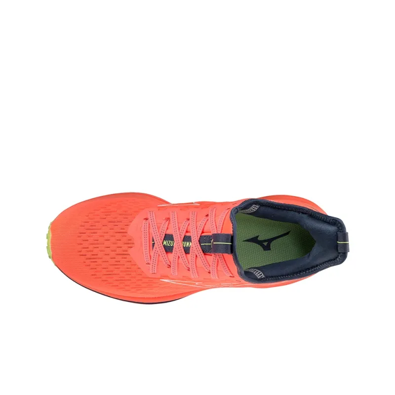 Mizuno Wave Rider Neo 2 Cushioning Anti Slip And Wear Resistant Breathable Rebound Low Top Running Shoes Women's Orange-2