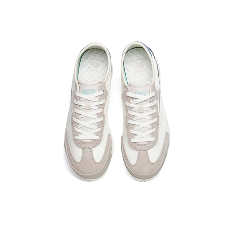 Anta Life Collection Low Top Sports Casual Shoes Men's White Gray Blue-3