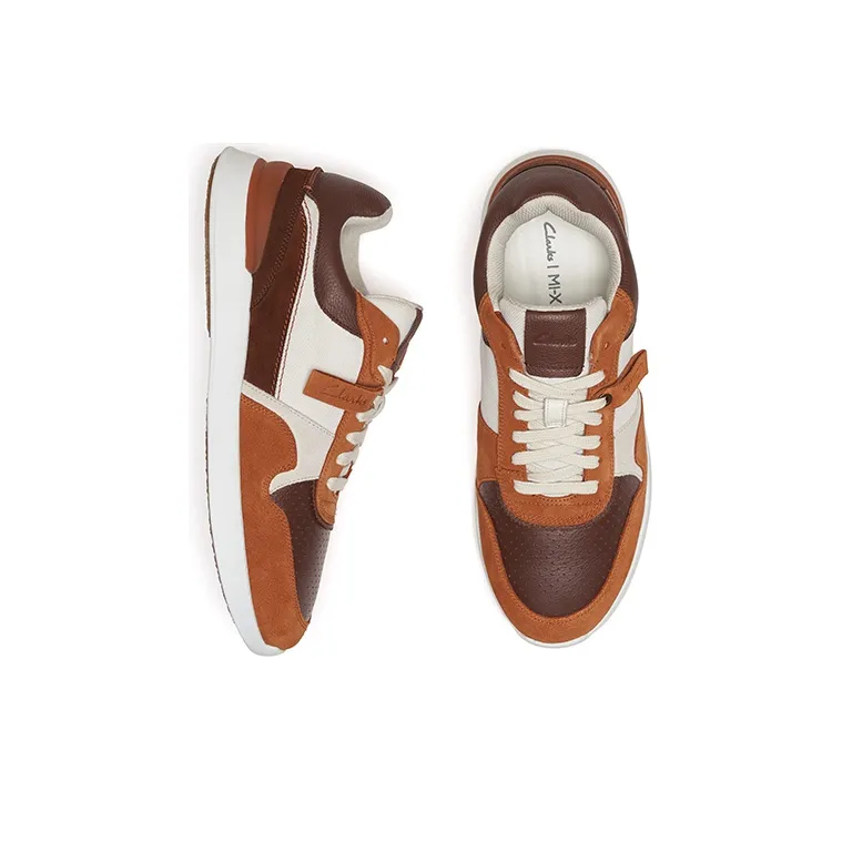 Clarks Low-Top Casual Shoes Men's Rusty Red-2