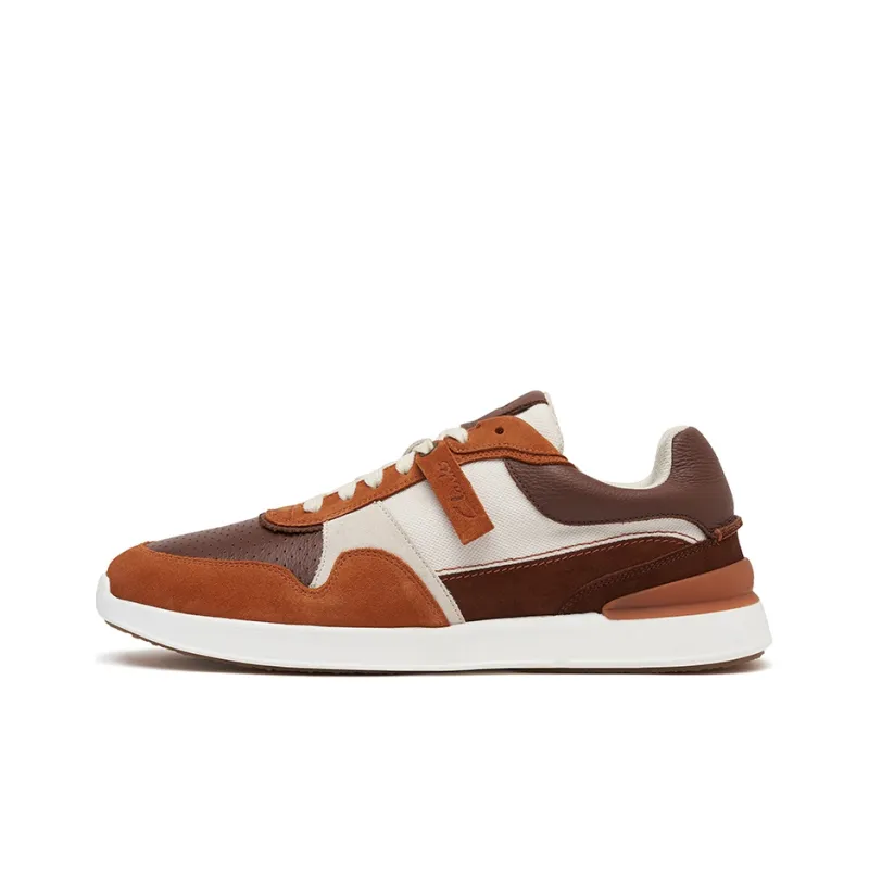 Clarks Low-Top Casual Shoes Men's Rusty Red-0